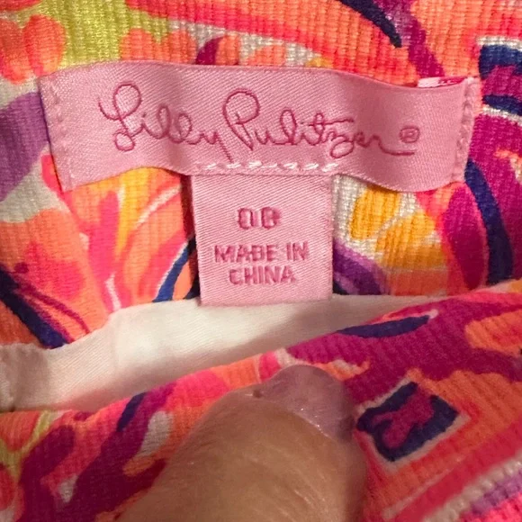 Lilly Pulitzer Callahan Pink Fusion Rock House size 00 - Picture 2 of 5